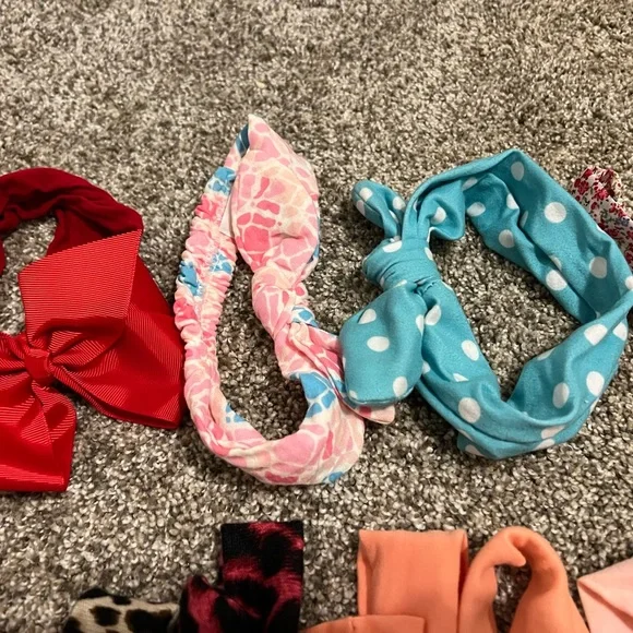 Box of baby girl bows